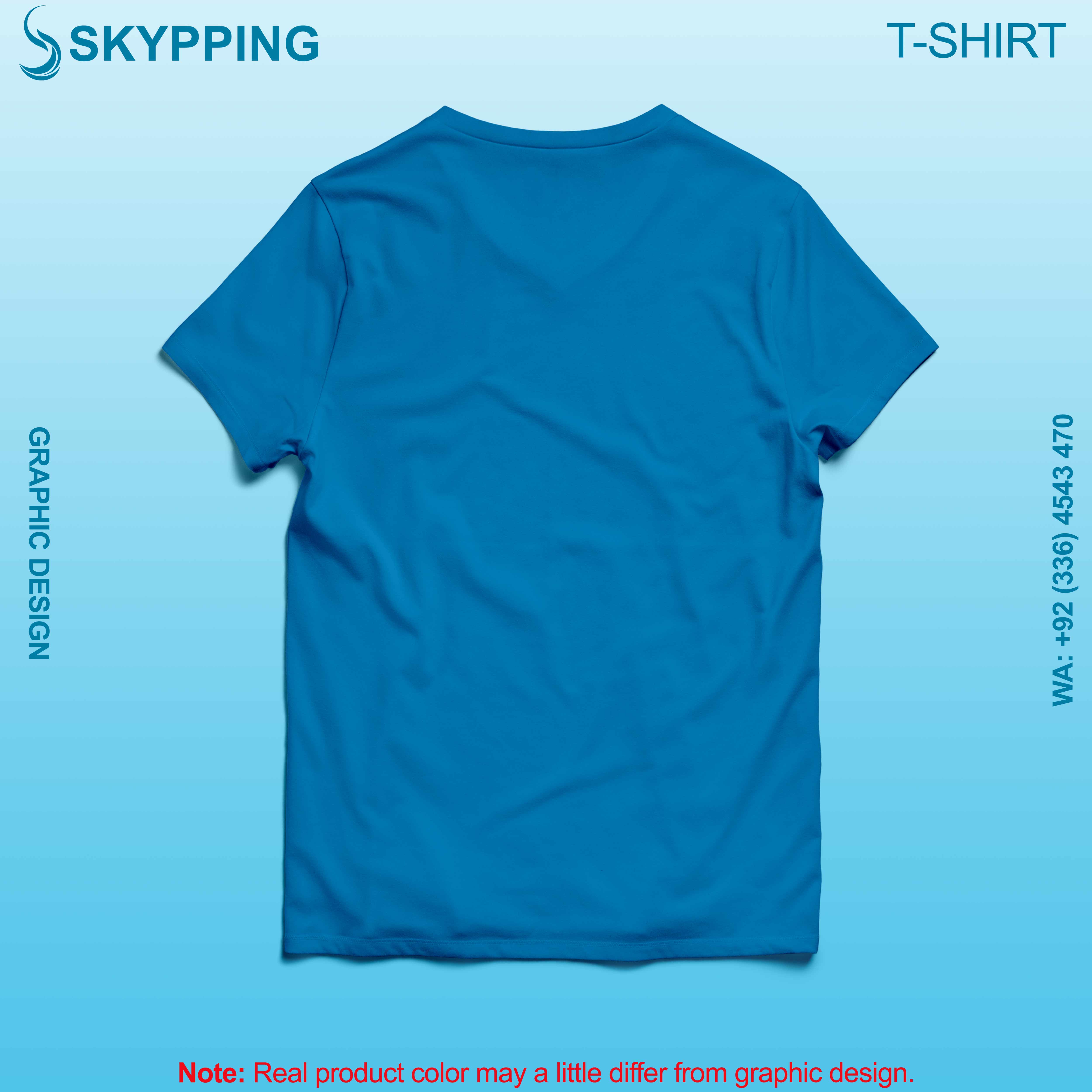 V-Neck Short set-in style sleeve long length t-shirt with shoulder panel for men